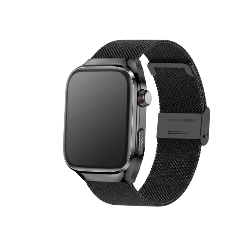 Advanced Health Smartwatch with Blood Pressure and HRV ECG Report