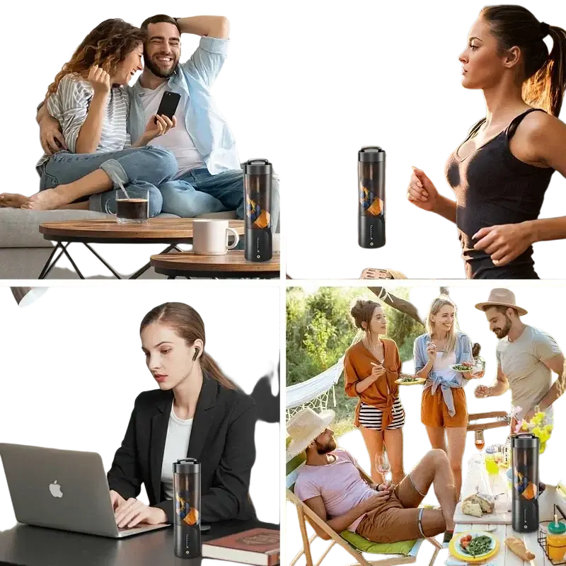 Xiaomi Youpin Mini Fruit Juicer Cup Portable Electric Wireless Charge