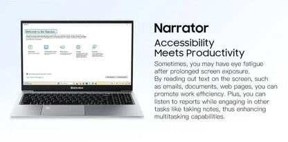 Blackview AceBook 8 Laptop 15.6" 12th Gen Intel Alder Lake N97 laurichshop