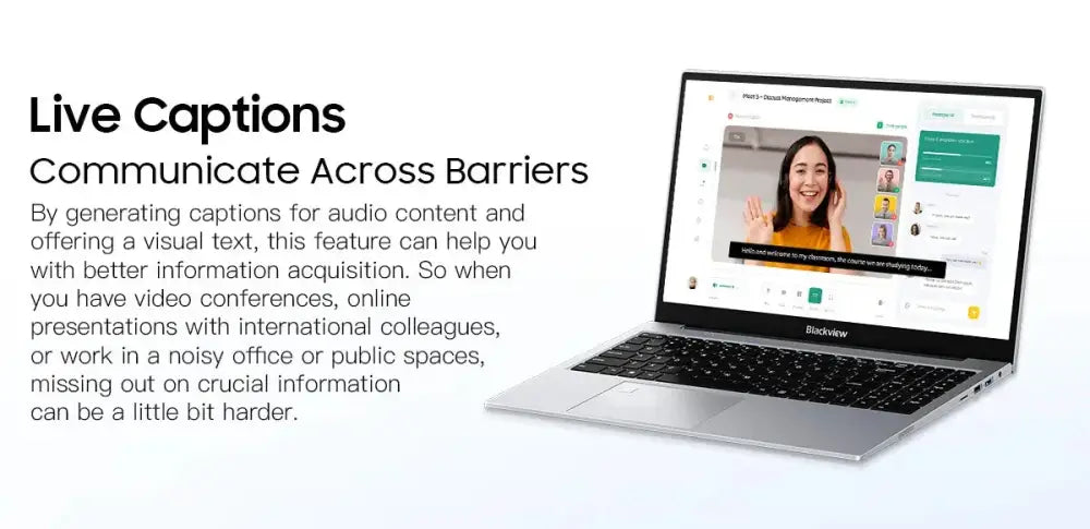 Blackview AceBook 8 Laptop 15.6" 12th Gen Intel Alder Lake N97 laurichshop