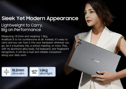 Blackview AceBook 8 Laptop 15.6" 12th Gen Intel Alder Lake N97 laurichshop