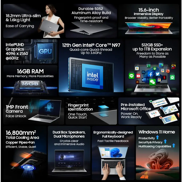 Blackview Acebook 8 Laptop Windows 11