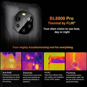 Blackview BL 8800 Night Vision & BL 8800 Pro 5 G Rugged Machine