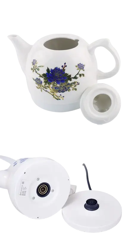 Porcelain Ceramic Electric Kettle Automatic Power Off 220 V Anti-dry burning