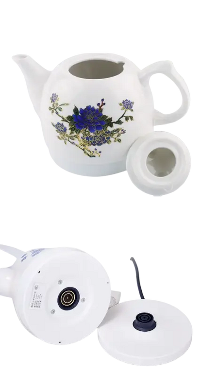 Porcelain Ceramic Electric Kettle Automatic Power Off 220 V Anti-dry burning
