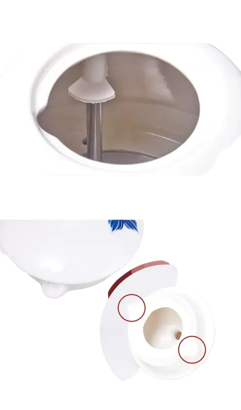 Porcelain Ceramic Electric Kettle Automatic Power Off 220 V Anti-dry burning