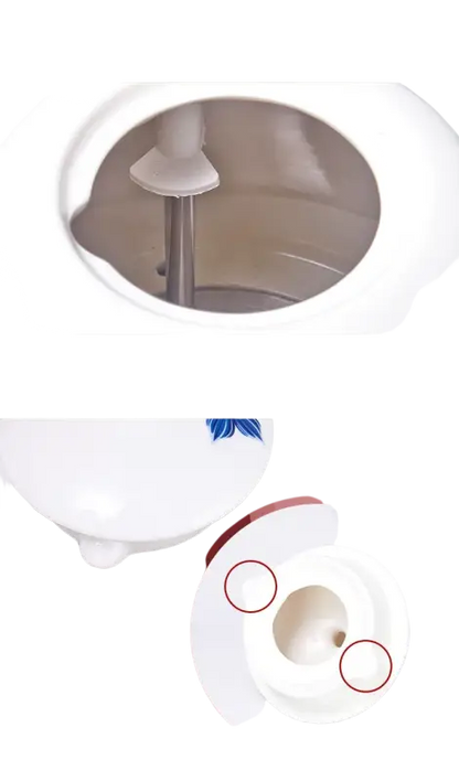 Porcelain Ceramic Electric Kettle Automatic Power Off 220 V Anti-dry burning