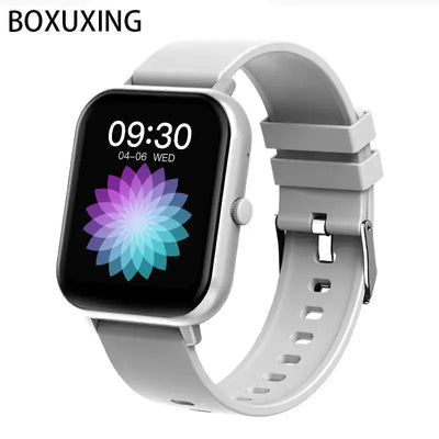 BOXUXING 2024 New Smart Watch Men/Women For Samsung Android - Gray