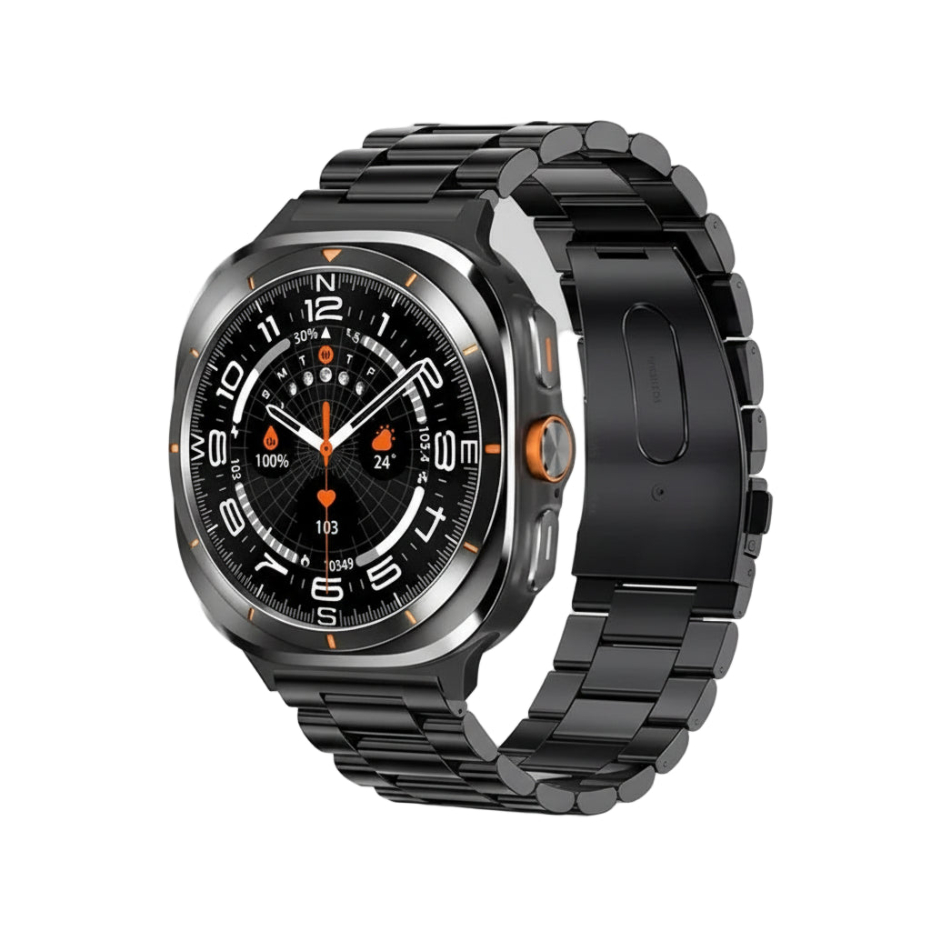 Boxuxing Smart Watch step counter, calorie monitor, and professional waterproof design.