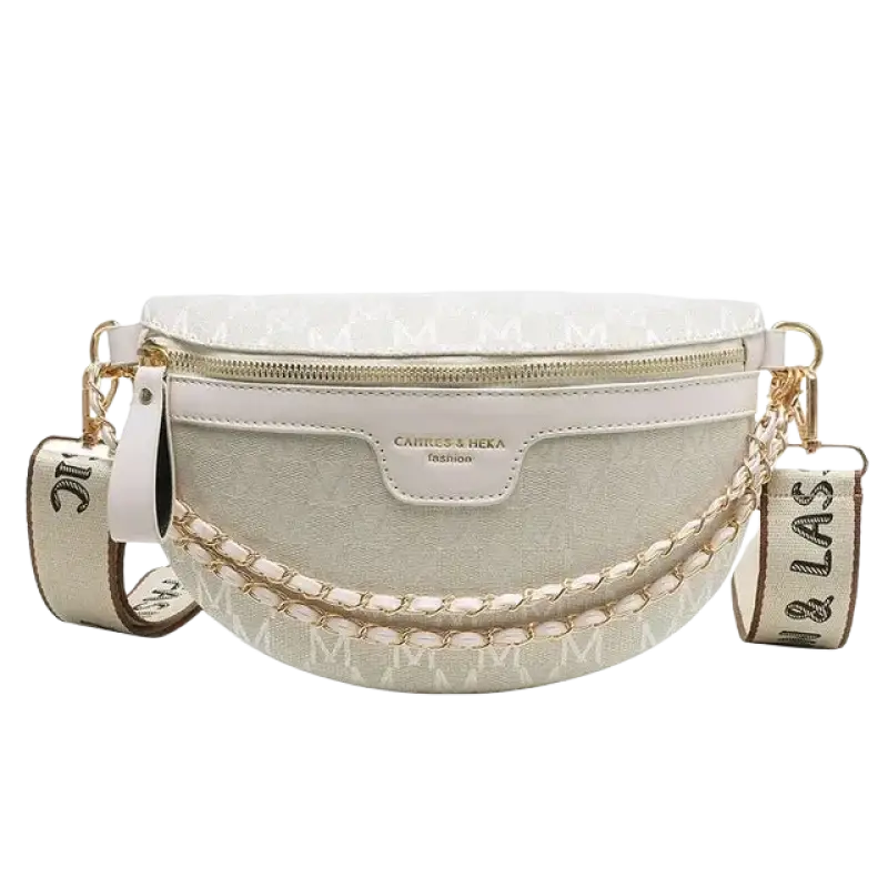 Thick Chain Women's Waist Bag Fanny Pack Fashion Shoulder Crossbody Chest Bags Female Belt Bag Crocodile Shoulder Bag - laurichshop