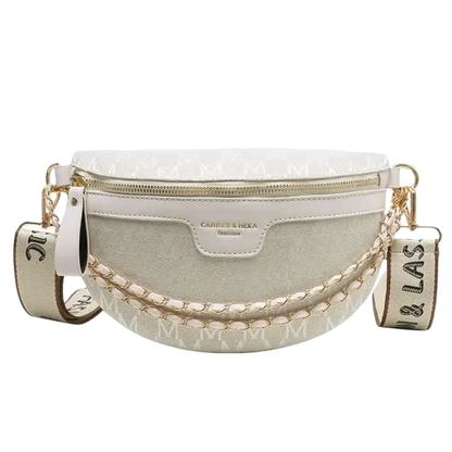 Thick Chain Women's Waist Bag Fanny Pack Fashion Shoulder Crossbody Chest Bags Female Belt Bag Crocodile Shoulder Bag - laurichshop