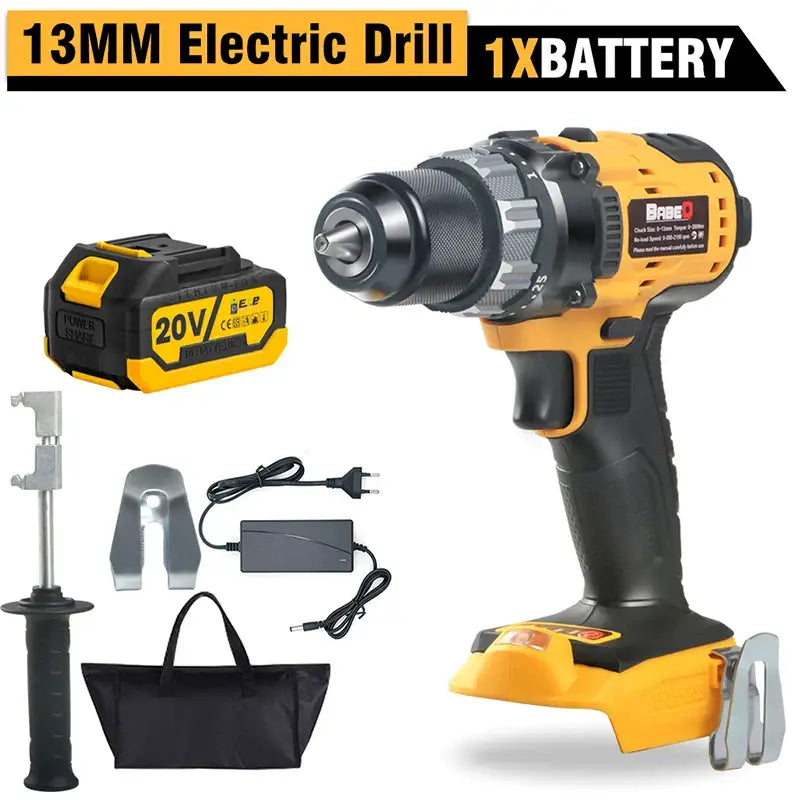 Brush-less Electric Impact Drill 3 in 1 For Makita 18-21 V - with a battery / EU / Russian Federation