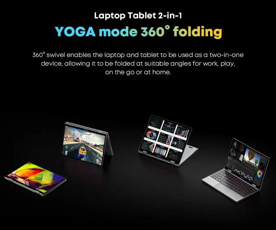 Chuwi 360° MiniBook X Laptop 2-in-1 Yoga Mode Intel N100 N5100 10.51 Inch laurichshop
