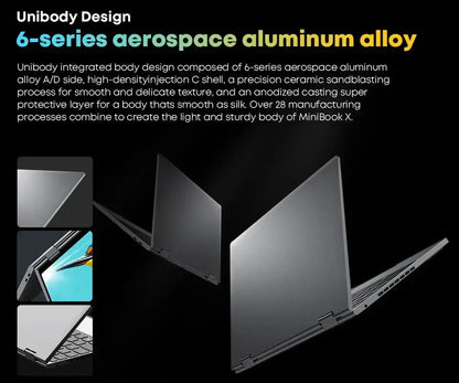 Chuwi 360° MiniBook X Laptop 2-in-1 Yoga Mode Intel N100 N5100 10.51 Inch laurichshop