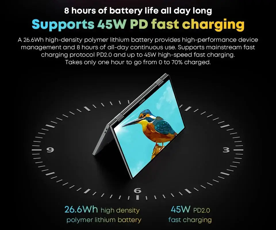 Chuwi 360° MiniBook X Laptop 2-in-1 Yoga Mode Intel N100 N5100 10.51 Inch laurichshop