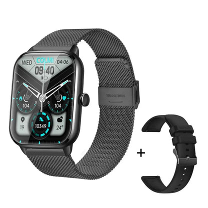 COLMI C61 Smartwatch 1.9 inch - Black Metal Strap