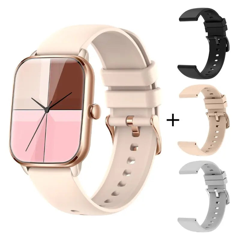 COLMI C61 Smartwatch 1.9 inch - Gold With 3 Strap