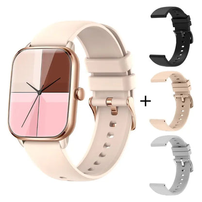 COLMI C61 Smartwatch 1.9 inch - Gold With 3 Strap