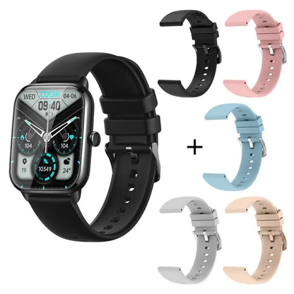 COLMI C61 Smartwatch 1.9 inch - Black With 5 Strap