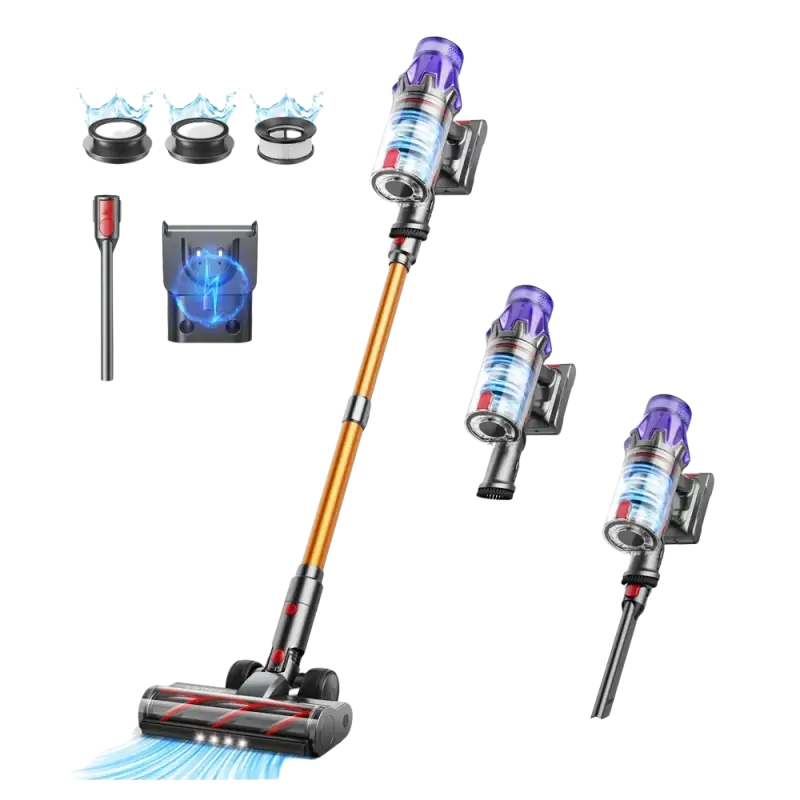 Laresar V7 500W 50KPA Suction Power Cordless Vacuum Cleaner - EU PLUG / Poland