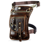 Crazy Horse Leather Design Men Small Messenger Fashion Bag