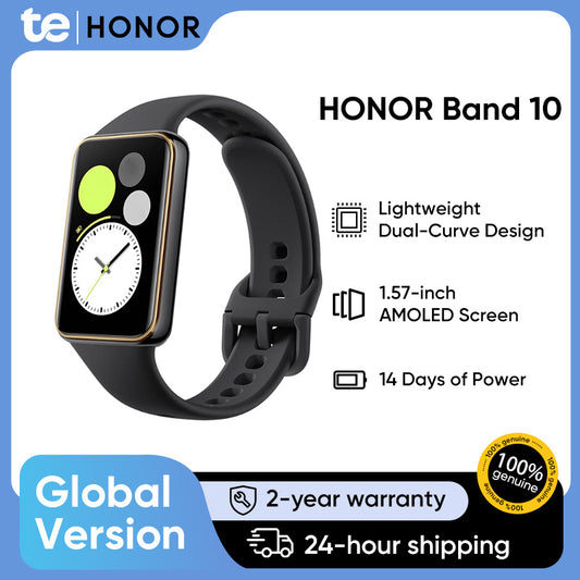 HONOR Band 10 AMOLED Smartwatch Fitness Tracker 14-Day Battery