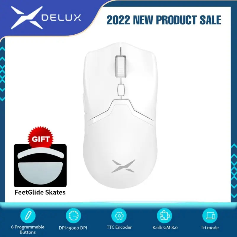 Delux-ratón inalámbrico M800 PRO PAW3370 - Computer Mouse