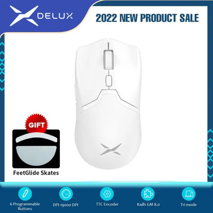 Delux-ratón inalámbrico M800 PRO PAW3370 - Computer Mouse