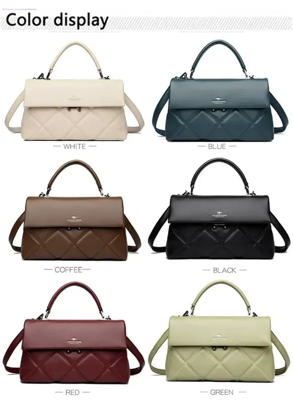 Designer High Quality Leather Shoulder Bags For Women laurichshop