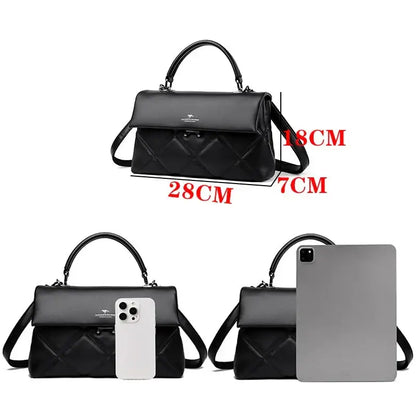 Designer High Quality Leather Shoulder Bags For Women laurichshop