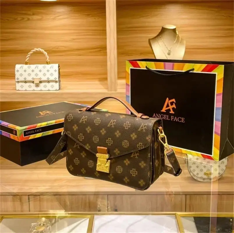 Designer Shopping Tote Cross-Body Leather Handbags laurichshop