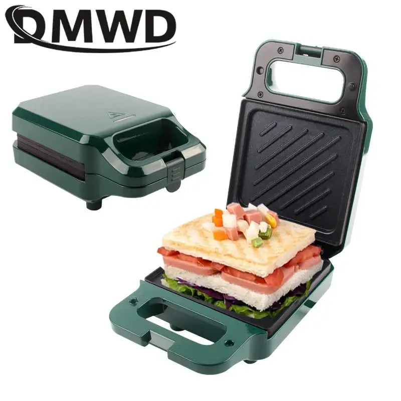 DMWD Bread Sandwich Maker Mini Light Food Waffle - Toaster Machine