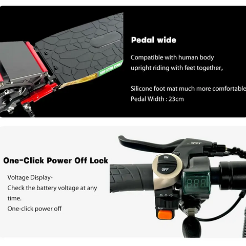 Dual Motor Fordable Electric Scooter 70 KM