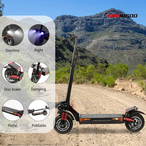 Dual Motor Fordable Electric Scooter 70 KM