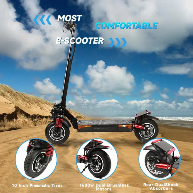 Dual Motor Fordable Electric Scooter 70 KM