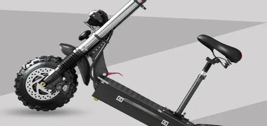 Dual Motor Folding Electric Scooter 60-80km Range Requires Shipping