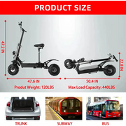 Dual Motor Long Range Electric Scooter For Adults 80 KM/H Max Speed