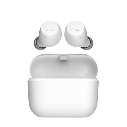 White Edifier X3 Lite TWS True Wireless Earphone with charging case displayed