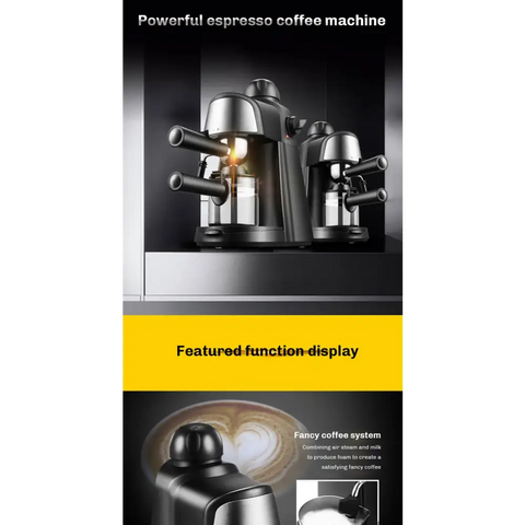 Electric Italian Coffee Machine 5 Bar Professional Espresso Maker 220 V