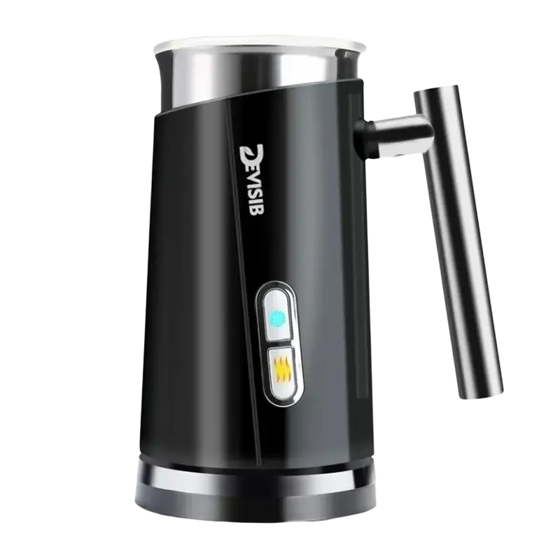 Devisib Automatic Milk Electric Hot and Cold for Making Latte Cappuccino 220 V - Black / UK - cappuccino Machine