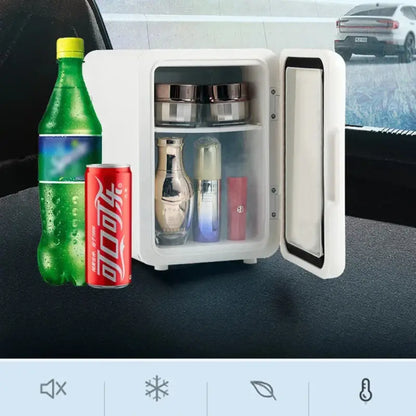 Electric Portable Mini Refrigerator with cooling and heating functions for versatility