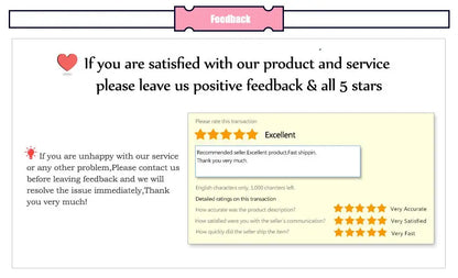 Customer feedback request card for Electric Sandwich Maker Panini with star ratings