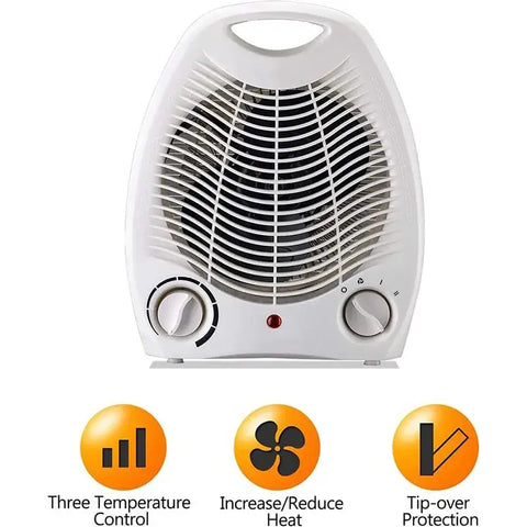 Electric vertical Heater with Three-Position Adjustable Thermostat