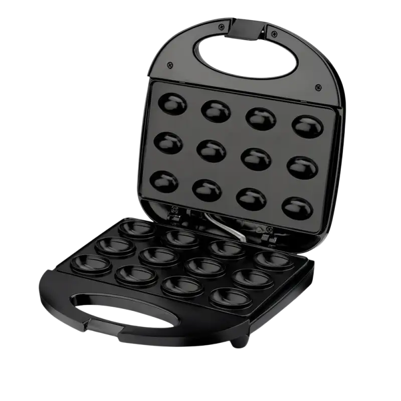 Black Electric Walnut Cake Waffle Maker with 12 Holes for delicious cake waffles