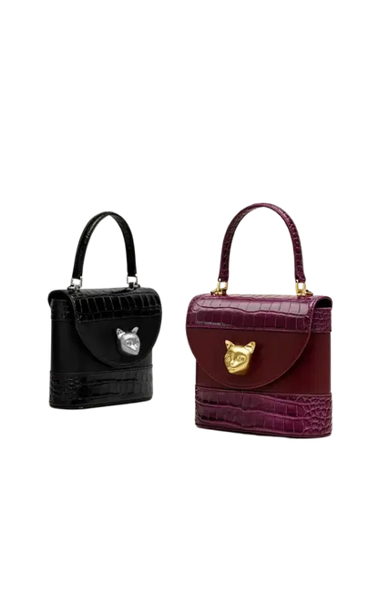 Bafelli Women's New Cross body Crocodile Grain Leather Handbag laurichshop