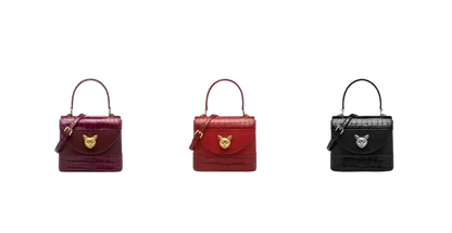 Bafelli Women's New Cross body Crocodile Grain Leather Handbag laurichshop