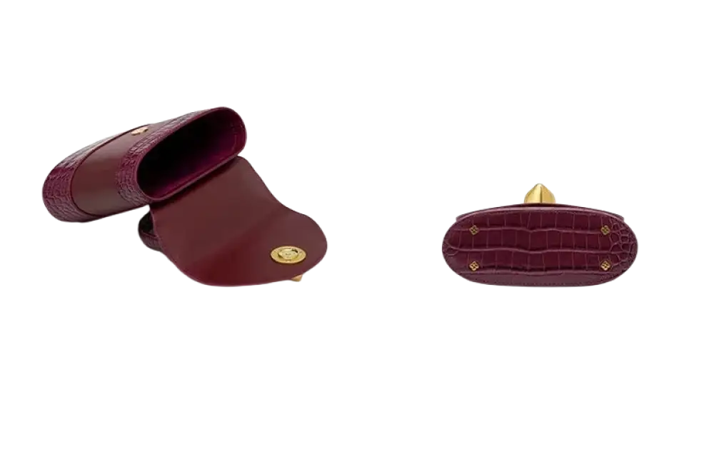 Bafelli Women's New Cross body Crocodile Grain Leather Handbag laurichshop