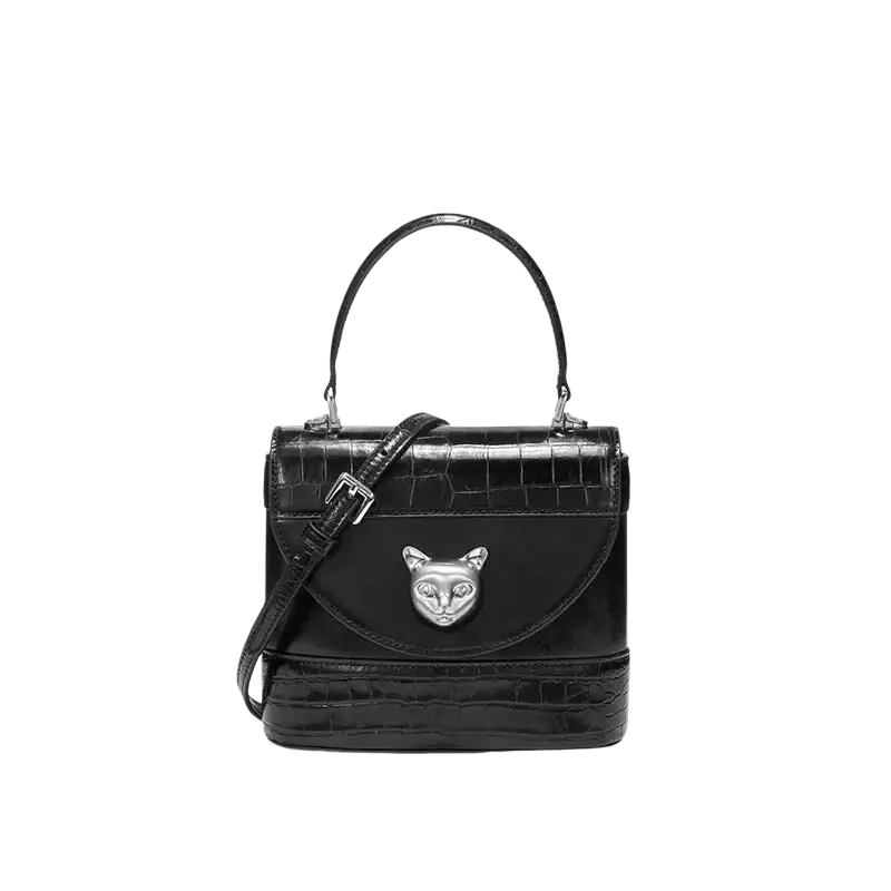 Bafelli Women's New Cross body Crocodile Grain Leather Handbag laurichshop