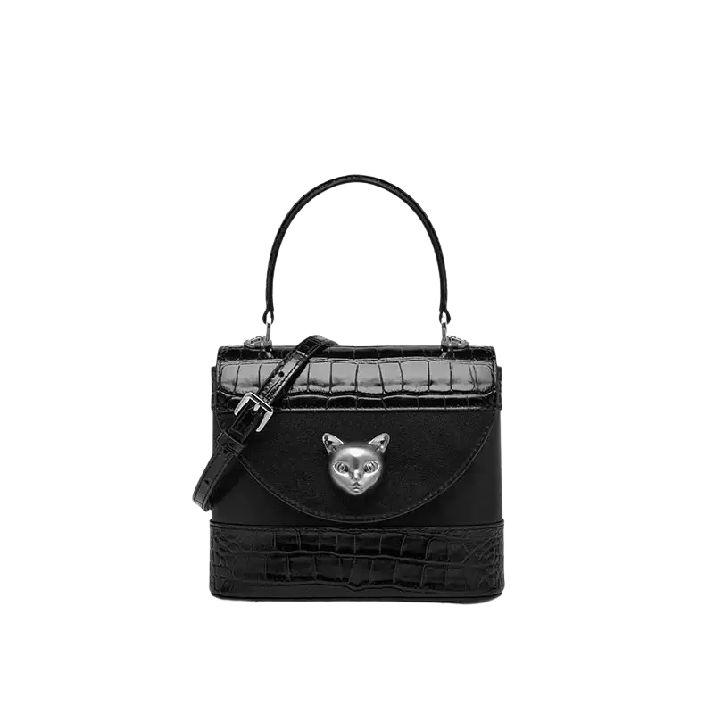 Bafelli Women's New Cross body Crocodile Grain Leather Handbag laurichshop