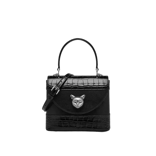 Bafelli Women's New Cross body Crocodile Grain Leather Handbag laurichshop